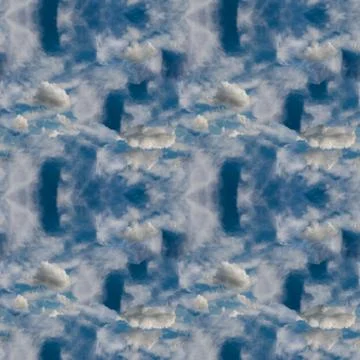 Abstract celestial blue seamless pattern. Skiey background. Stock Illustration