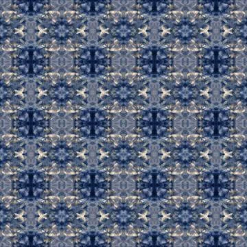 Abstract celestial blue seamless pattern. Skiey background. Stock Illustration