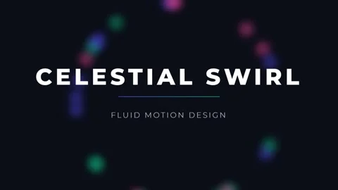 Abstract celestial swirl fluid motion background for space nebula and cosmi.. Vídeos de archivo 337655541