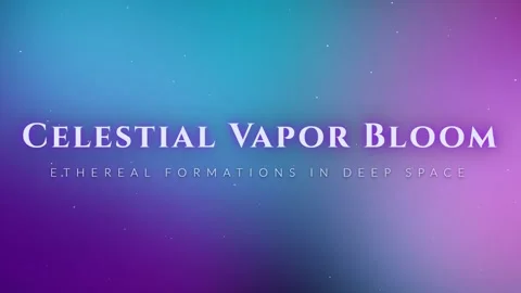 Abstract Celestial Vapor Bloom Gradient Background for Modern Design Vídeos de archivo 337656352