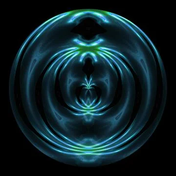 Abstract cell division under high magnification. Stock Illustration