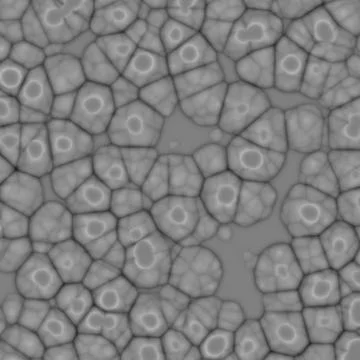 Abstract cell of virus or pathogenic bacterium illustration Stock-Illustration