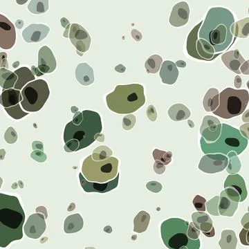 Abstract cell of virus or pathogenic bacterium illustration Stock-Illustration