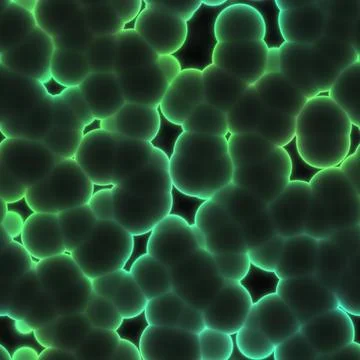 Abstract cell of virus or pathogenic bacterium illustration Stock-Illustration