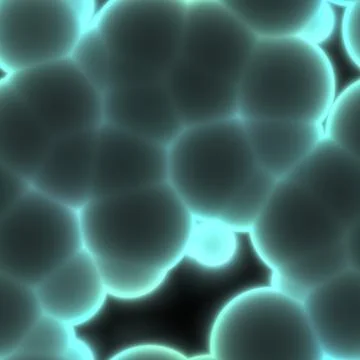 Abstract cell of virus or pathogenic bacterium illustration Stock Illustration