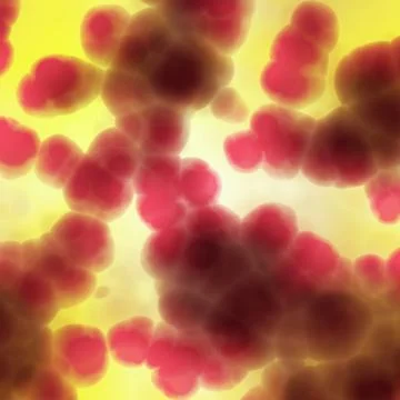 Abstract cell of virus or pathogenic bacterium illustration Stock Illustration