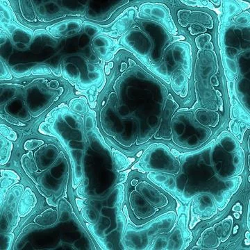 Abstract cell of virus or pathogenic bacterium illustration Stock-Illustration