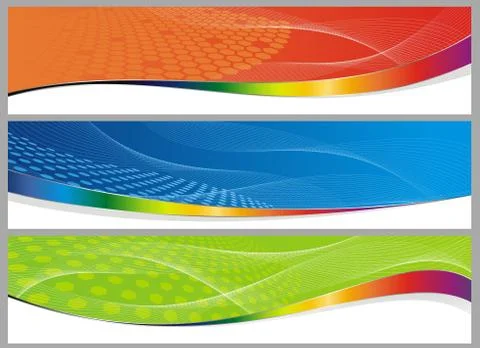 Abstract cells frame set Stock Illustration