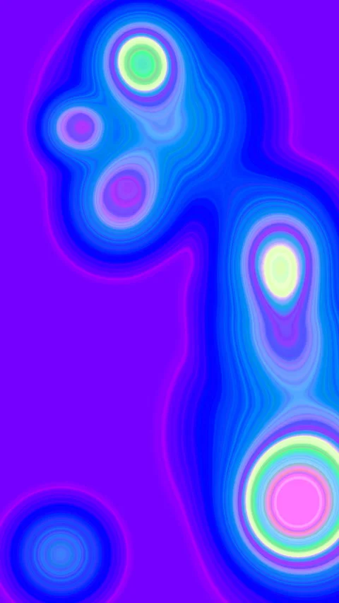 Abstract Cells Metamorphosis 3D Animation vertical video Video stock 258070539