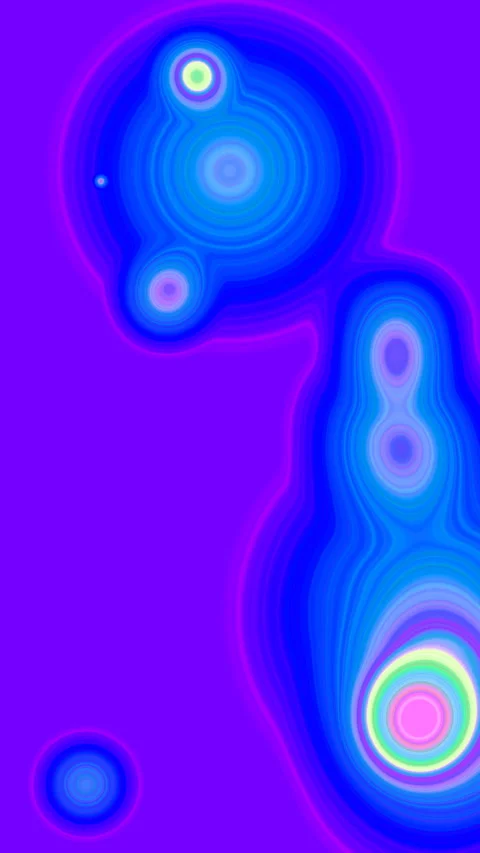 Abstract Cells Metamorphosis 3D Animation vertical video Stock Footage 258070549