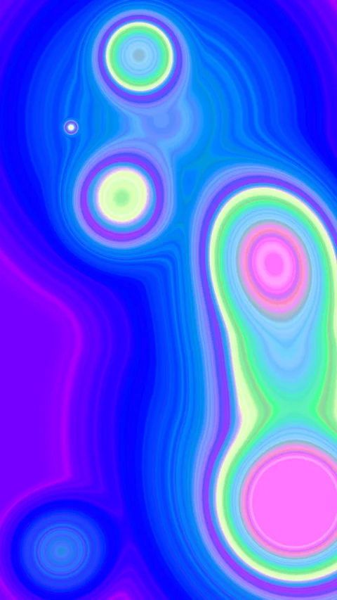 Abstract Cells Metamorphosis 3D Animation vertical video Video stock 258070583