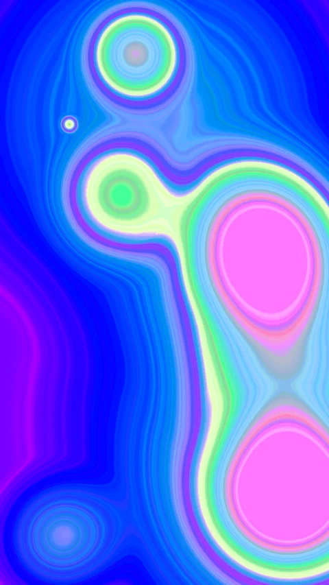 Abstract Cells Metamorphosis 3D Animation vertical video Video stock 258070735