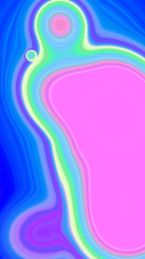 Abstract Cells Metamorphosis 3D Animation vertical video Video stock 258071776