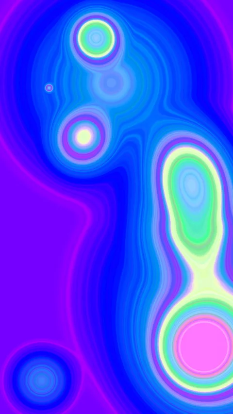 Abstract Cells Metamorphosis 3D Animation vertical video Stock Footage 258071838