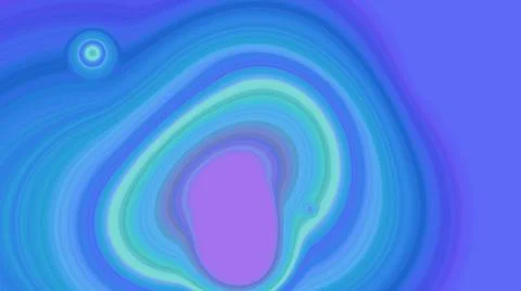 Abstract Cells Metamorphosis 3D Animation Stockillustratie