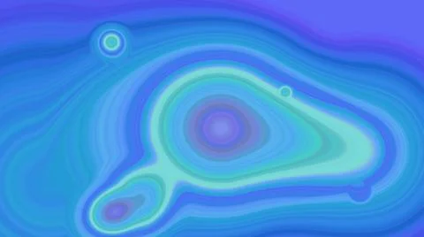 Abstract Cells Metamorphosis 3D Animation Stockillustratie