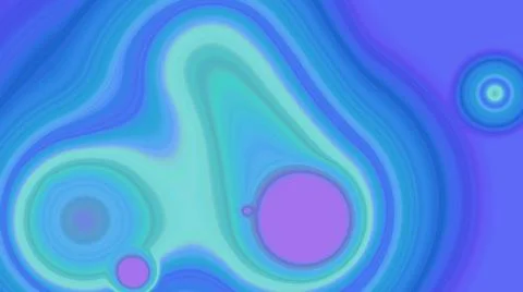 Abstract Cells Metamorphosis 3D Animation 스톡 일러스트