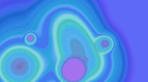 Abstract Cells Metamorphosis 3D Animation 库存插图