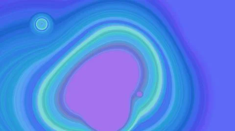 Abstract Cells Metamorphosis 3D Animation Stockillustratie