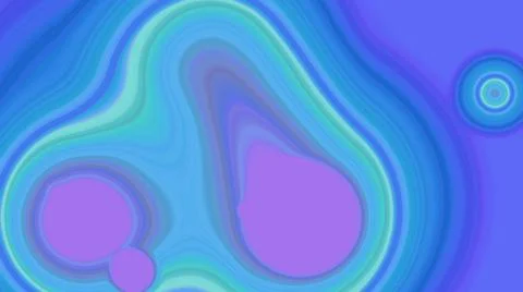 Abstract Cells Metamorphosis 3D Animation イラスト素材