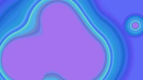 Abstract Cells Metamorphosis 3D Animation 스톡 일러스트