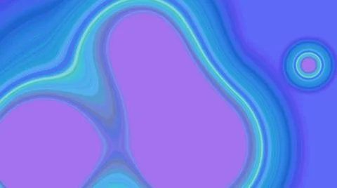 Abstract Cells Metamorphosis 3D Animation Stockillustratie