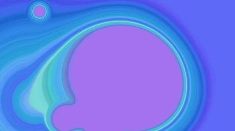 Abstract Cells Metamorphosis 3D Animation Stockillustratie