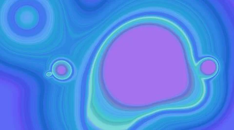 Abstract Cells Metamorphosis 3D Animation Stockillustratie