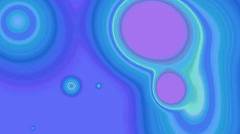 Abstract Cells Metamorphosis 3D Animation 스톡 일러스트