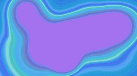 Abstract Cells Metamorphosis 3D Animation 库存插图