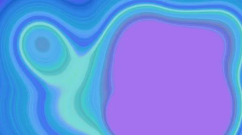 Abstract Cells Metamorphosis 3D Animation Stockillustratie