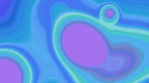 Abstract Cells Metamorphosis 3D Animation Stockillustratie