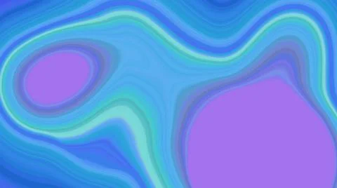 Abstract Cells Metamorphosis 3D Animation Stockillustratie