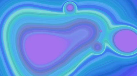 Abstract Cells Metamorphosis 3D Animation 스톡 일러스트