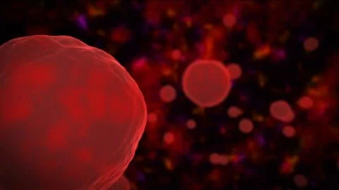 Abstract Cells or Germs or bacteria or microbes  Illustrazione stock