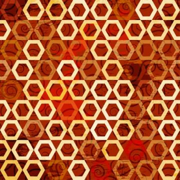 Abstract cells seamless Stock Illustration