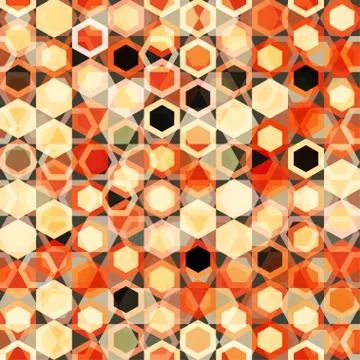 Abstract cells seamless texture Stock Illustration