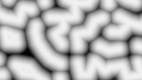 Abstract cellular growth pattern with organic diffusion and fluid motion in.. Stock Footage 341375403