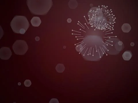 Abstract Cellular Network Stock Illustration