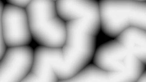 Abstract Cellular Network Pattern motion with soft focus during a digital s.. Vídeo Stock 341655883