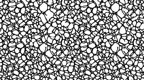 Abstract cellular structure black white texture for modern art. Stock Illustration