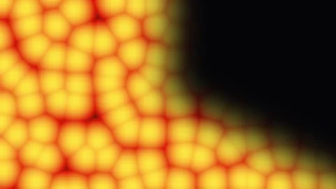 Abstract cellular structure with vibrant organic glow in soft focus and gen.. Stock Footage 341652215