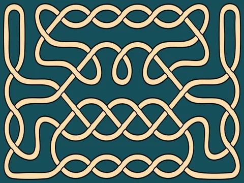 Abstract celtic ornament Stock Illustration