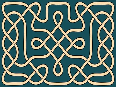 Abstract celtic ornament Stock Illustration
