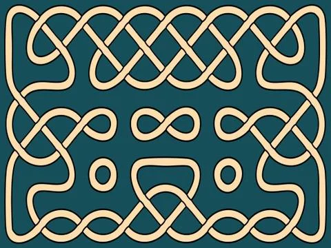 Abstract celtic ornament Stock Illustration