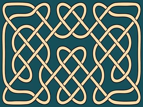 Abstract celtic ornament Stock Illustration