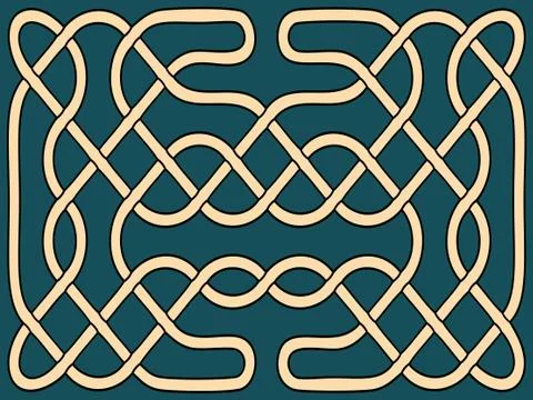Abstract celtic ornament Stock Illustration