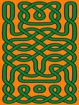 Abstract celtic ornament Stock Illustration
