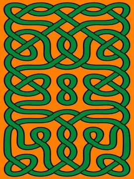 Abstract celtic ornament Stock Illustration