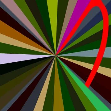 Abstract centralized background Illustrazione stock